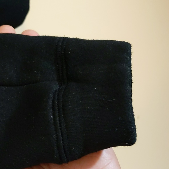 Athletic Works| Black Zippered Athletic Cardigan Two Fake Front Pockets - Picture 6 of 13